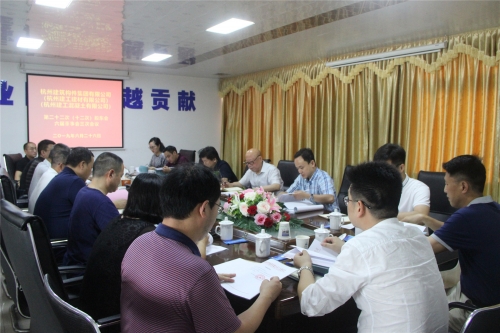 【重大会议】奋斗谋发展 实干开新篇 整装再出发 全力书写高质量发展新答卷——杭构公司（建工建材公司、建工砼公司）等三家单位第二十二次（十二次）股东会、六届董事三次会议圆满召开